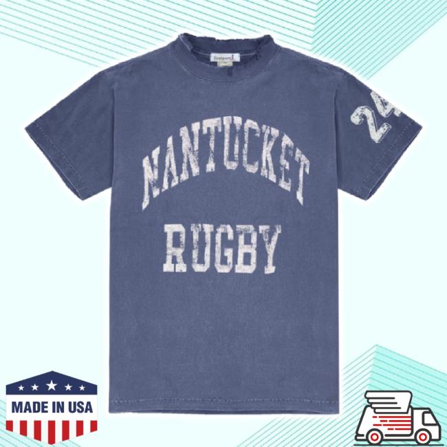 Original Nantucket Rugby '24 Tee Shirt - Dark Denim First Port Company Shop