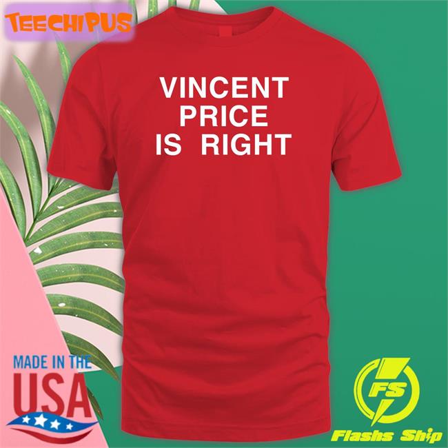 Vincent Price Is Right Sweatshirt Mcr Vincent Price Is Right Shirt