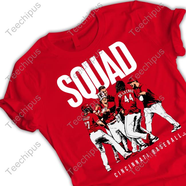 Cincyshirts Cincinnati Baseball Squad Long Sleeve Tee Shirt