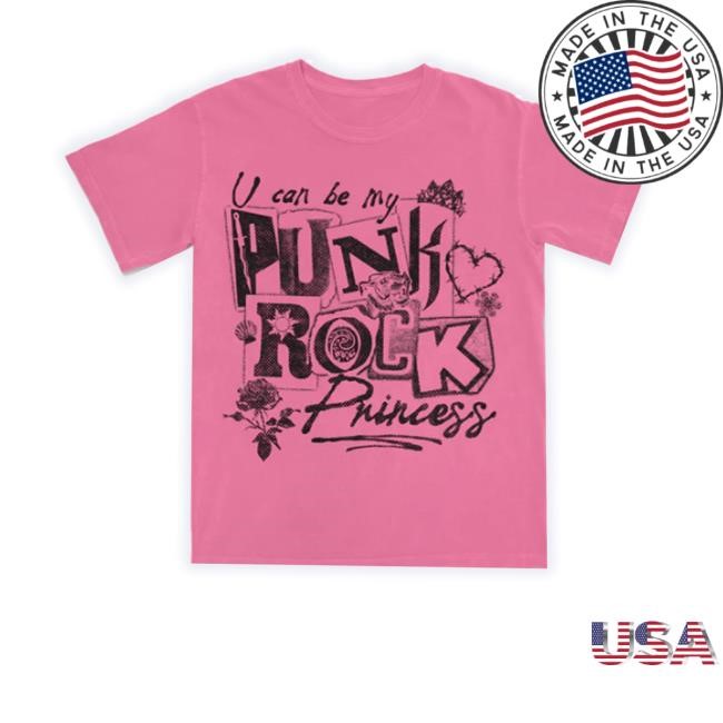 Official Trending Lostbrostradingco Store Punk Rock Princess Tee - Pink Hoodie