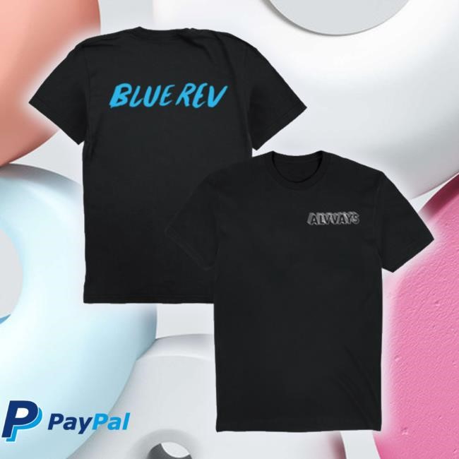 Official Trending Merchtable Store Blue Rev Crewneck Sweatshirt