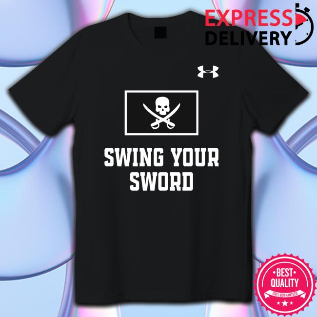 Joey Mcguire Wearning Swing Your Sword Sweater