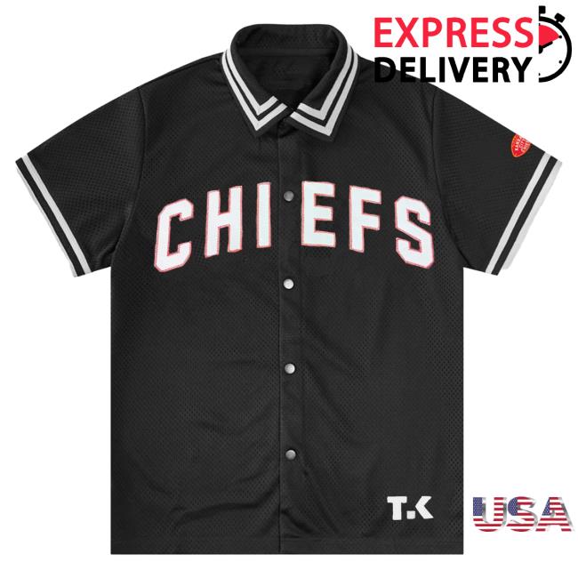 Official Tru Colors Apparel Clothing Tru Kolors X Kansas City Chiefs 87 Mesh Button Down Shirt New