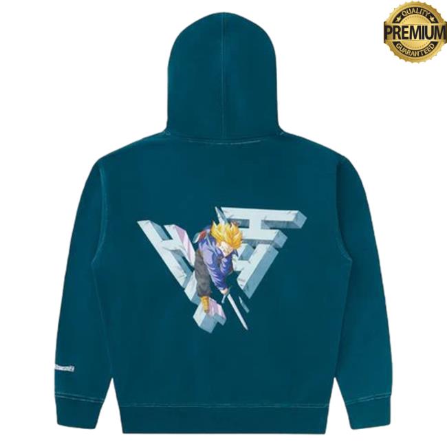 Official Hypland Clothing Merch Store Hypland Dragon Ball Z Trunks Slice Logo Sweatshirt (Vintage Blue)