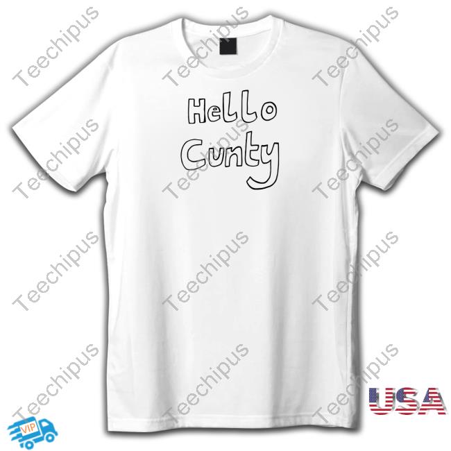 Hello Cunty Tee Bella Freud Store
