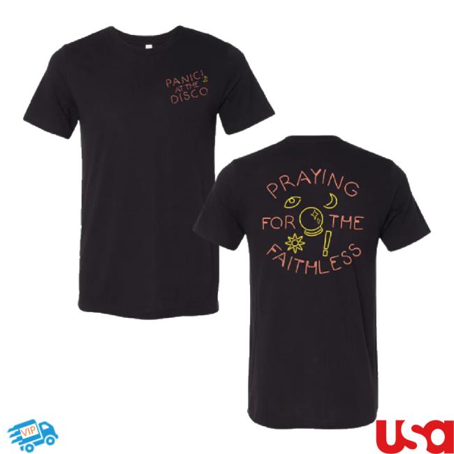 Official Panic At The Disco Merch Store 2019 Faithless T-Shirt Panicatthedisco Shop