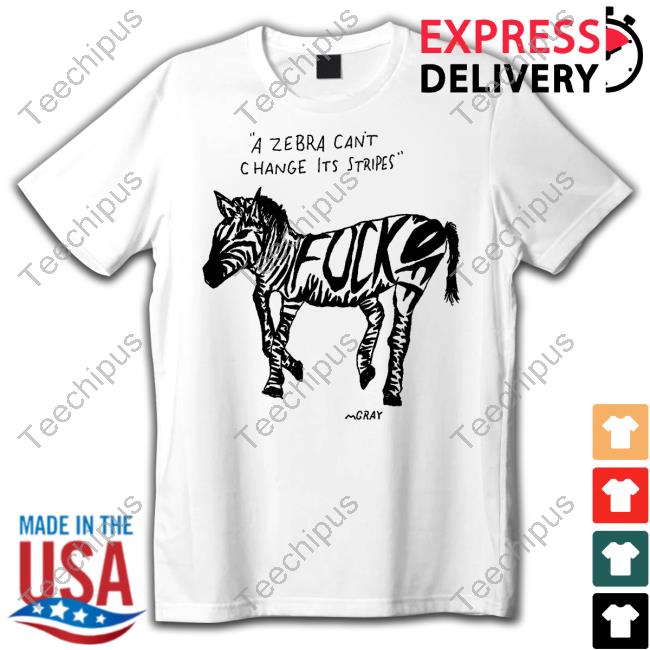 Really Good Artist A Zebra Cant Change Its Stripes Mgray Long Sleeve Tee Shirt