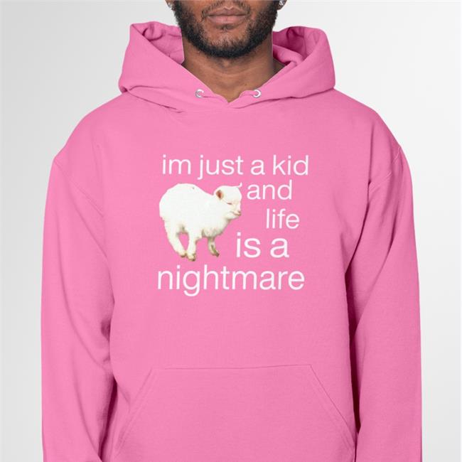 Goodshirts I'm Just A Kid And Life Is A Nightmare Tee Sheep