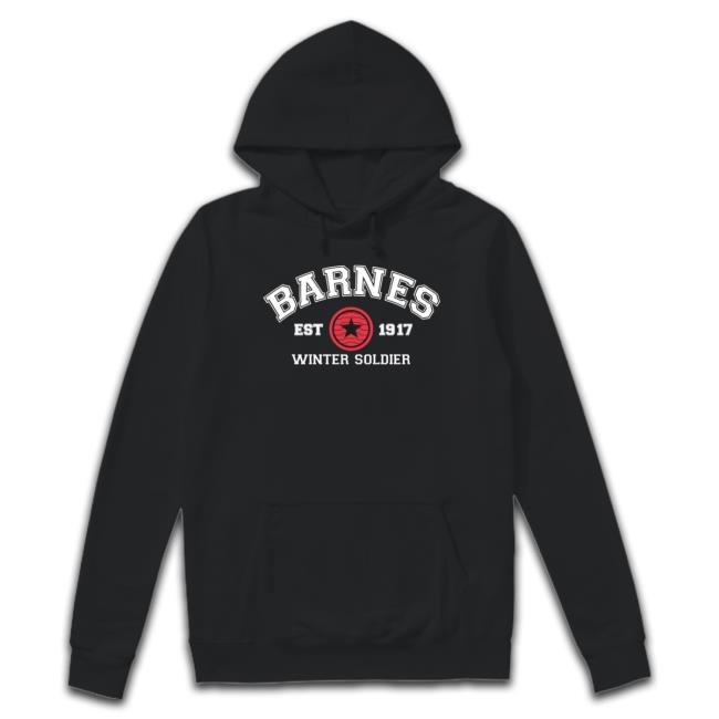 Barnes 1917 Logo Winter Soldier Bucky Barnes Long Sleeve Shirt