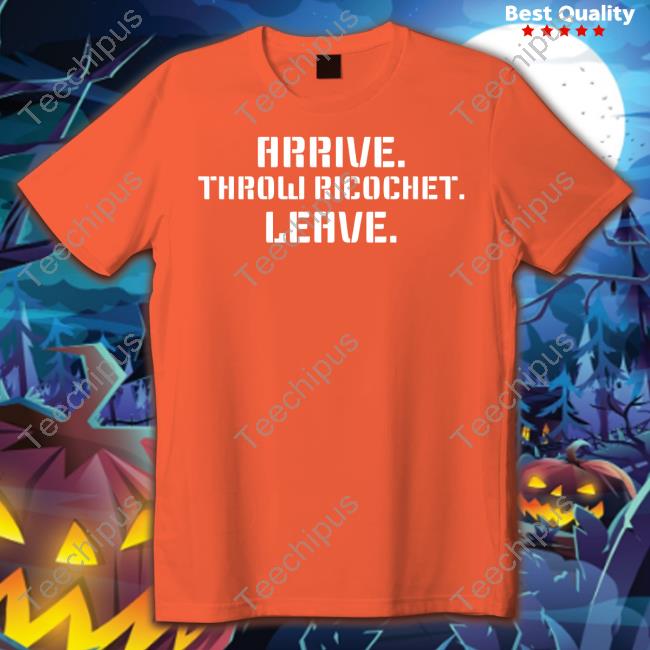 Arrive Throw Ricochet Leave Hoodie