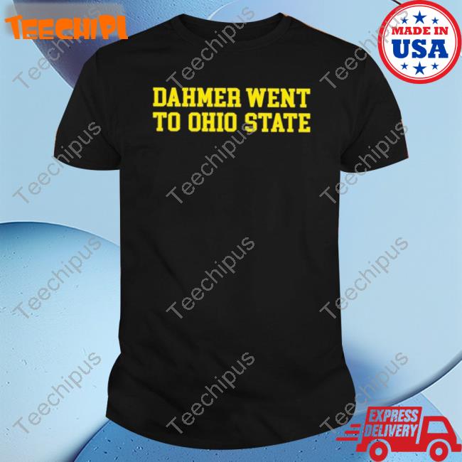 Official Stickradio Dahmer Went To Ohio State Hooded Sweatshirt