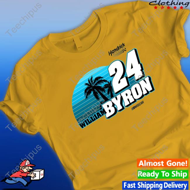 Hendrickmotorsports Store William Byron #24 Upf 50+ Fishing Long Sleeve Tee