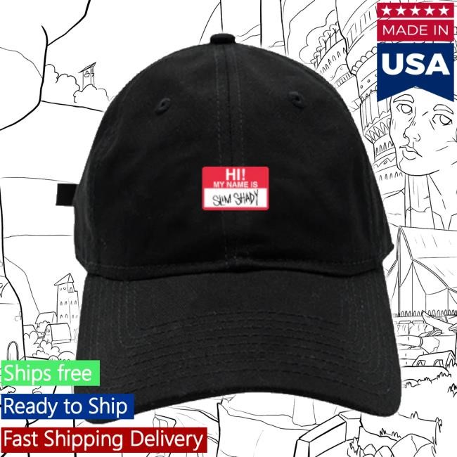 Trending Name Tag Patch Dad Cap Eminem Shop Merch Store