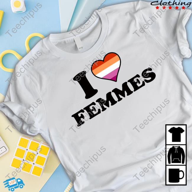 Vasari I Love Femmes Lesbian Flag Tank Top