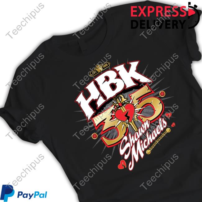 Shawn Michaels Heartbreak Kid 35Th Anniversary Shirts