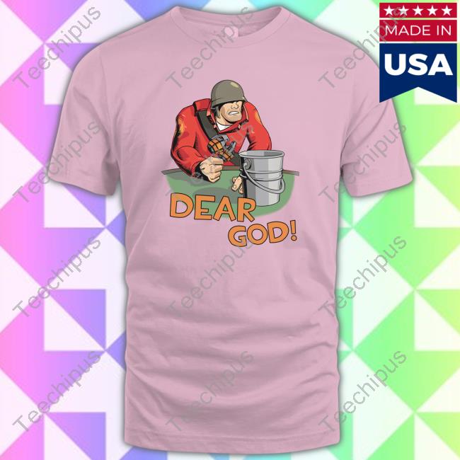 Red This Is A Bucket Dear God shirt
