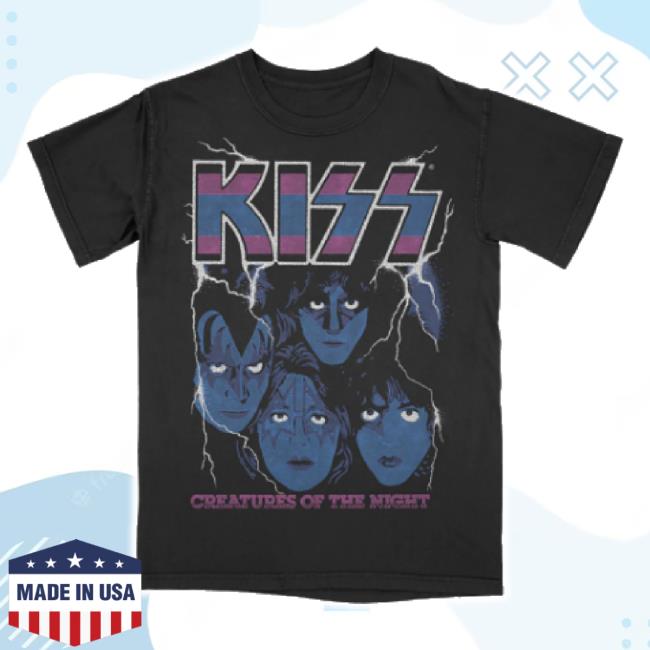 Original Kiss Dtore Merch Creatures Tour '82-'83 Unisex Sweatshirt Shop Kiss Online