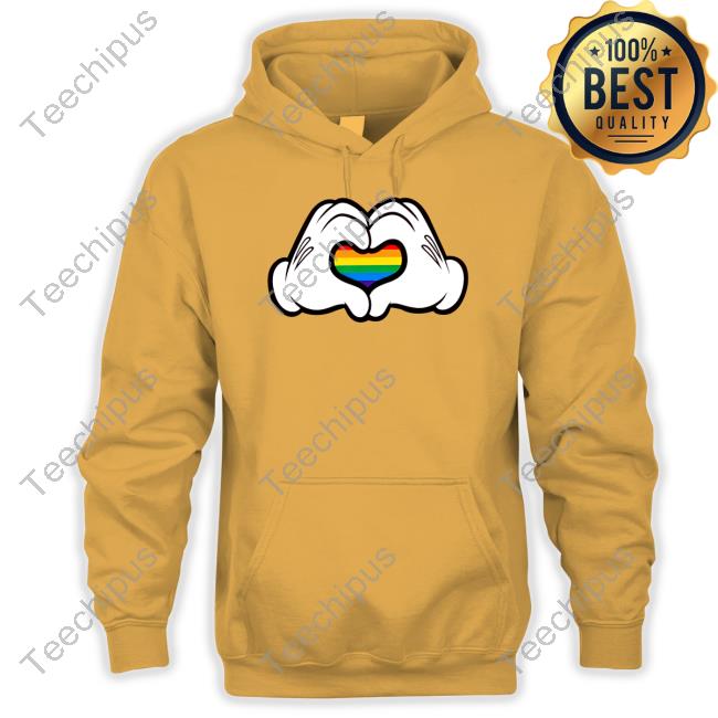 Mickey Heart Hand Pride Official Shirt Jon Cooper Wearing Mickey Heart Hand Pride T Shirt
