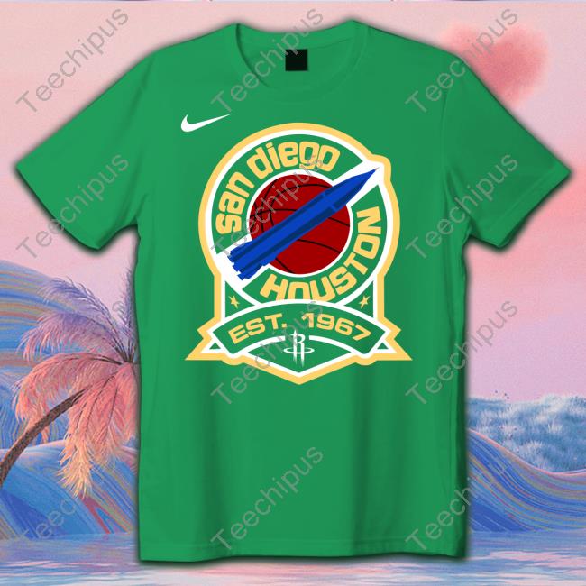 San Diego Houston Est 1967 Tee Houston Rockets