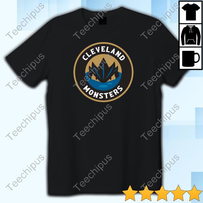 Cavaliersteamshop Cleveland Monsters Big Kids Bessie Black Primary Icon Hooded Sweatshirt