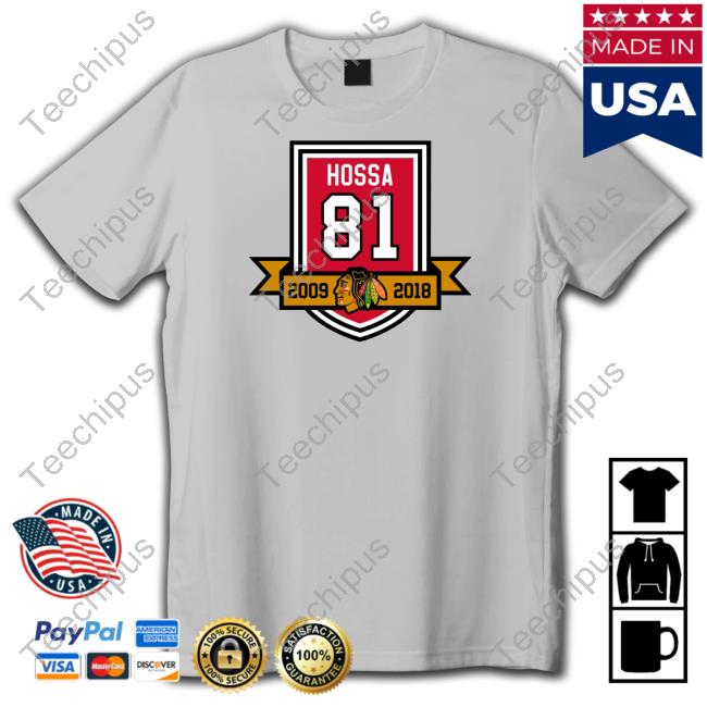 Chicago Blackhawks Hossa 81 2009 2018 Tee