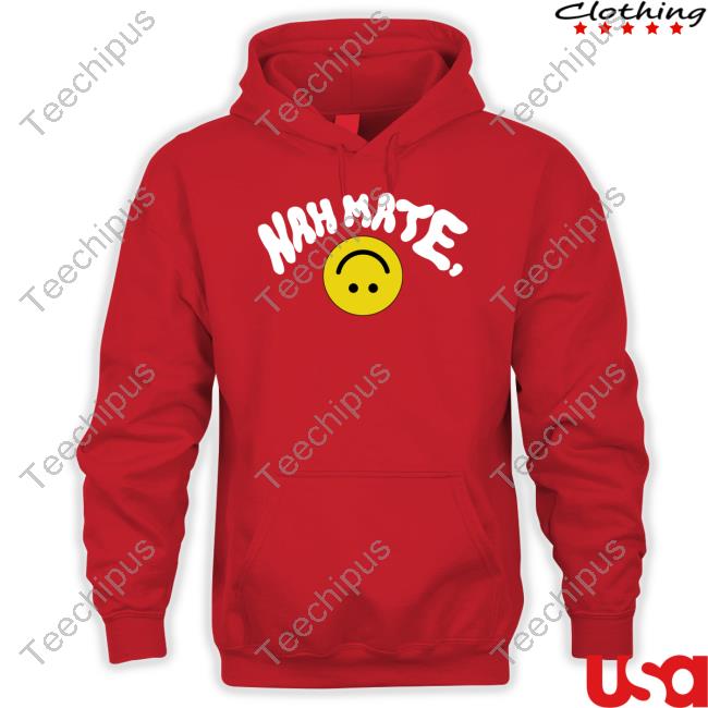 Pitsakat Wearing Nah Mate T Shirt