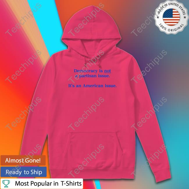 Joe Biden Democracy Is Not A Partisan Issue It's An American Issue Hoodie