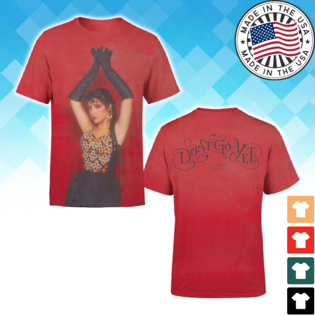 Trending Camila Cabello Merch Store Don’T Go Yet Art Red Sweaters Camilacabello Shop