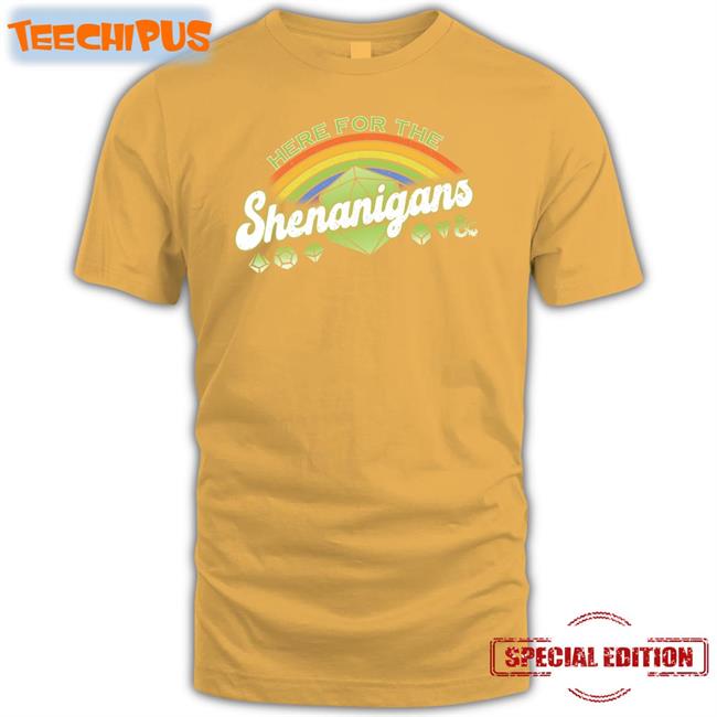 Utkarsh Ambudkar Wearing Dungeons And Dragons Here For Shenanigans Shirt Dungeons And Dragons Here For Shenanigans Hoodie