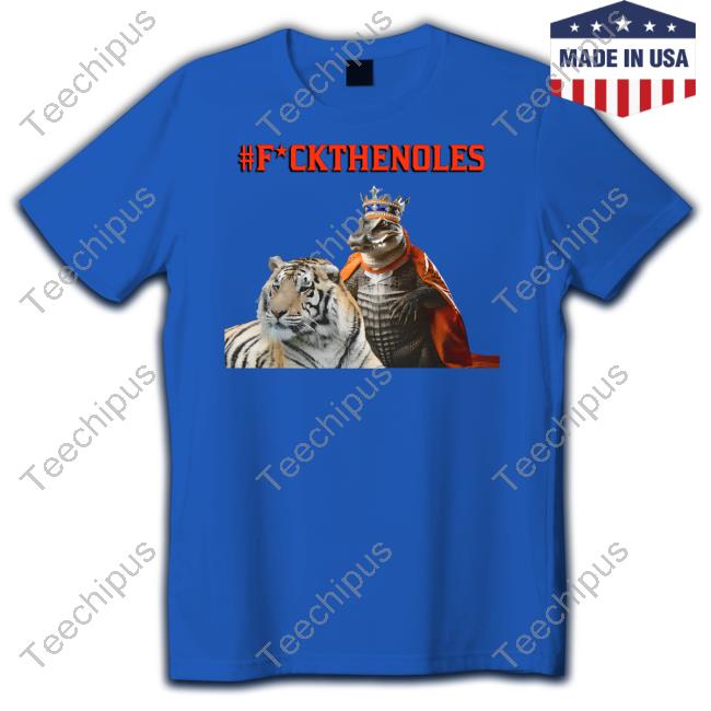 Fuck The Noles #Fuckthenoles With Gator King And Sarge Hoodie