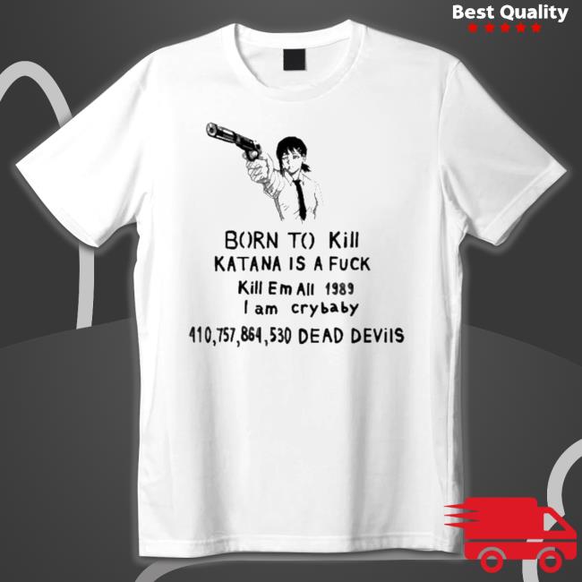 Official Born To Kill Katana Is A Fuck Hooded Sweatshirt