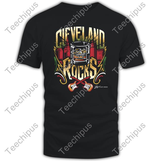 Gvartwork Store Rock N Roll Cleveland Whiskey Shirts