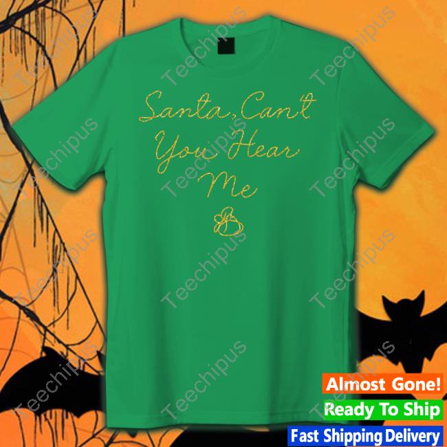Santa Can't You Hear Me Hoodied Sweatshirt Kelly Clarkson