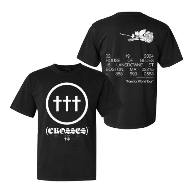 Original Crosses Cult Merch Store Crosses Boston Event Unisex Sweatshirt Crossescult Shop