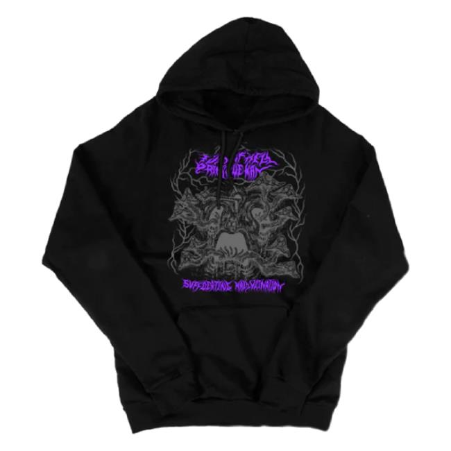 Trending Closed Casket Activities Merch Store Full Of Hell & Primitive Man Psilocybin Tee Closed Casket Activities Shop