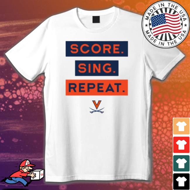 Official Uva Sing Score Repeat Gray Performance Sweaters