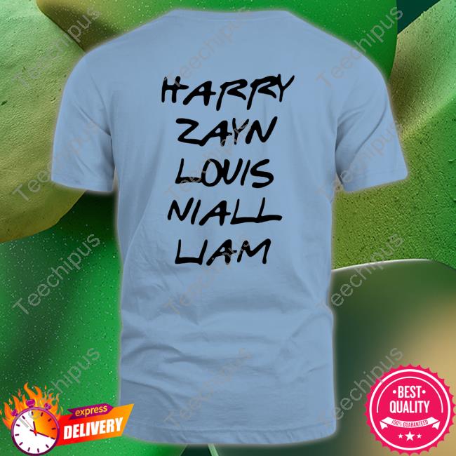 Back Harry Zayn Louis Niall Liam Long Sleeve Tee Ig Jamalsworld
