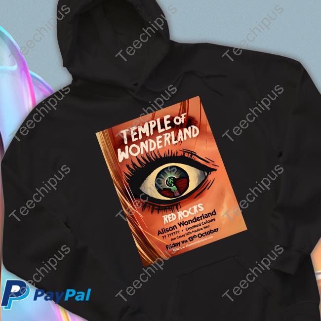 Alison Wonderland Temple Of Wonderland Red Rocks Long Sleeve T Shirt