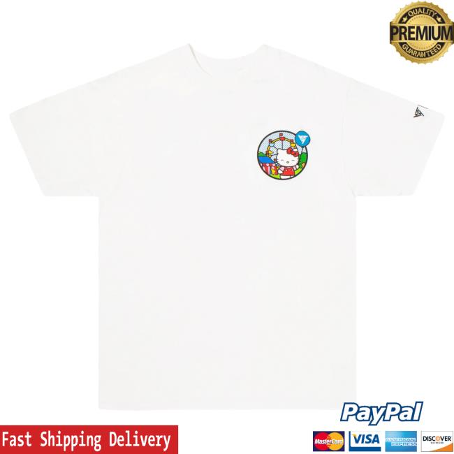 Official Hypland Clothing Merch Store Hypland Hello Kitty Carnival Popover Shirt (White)