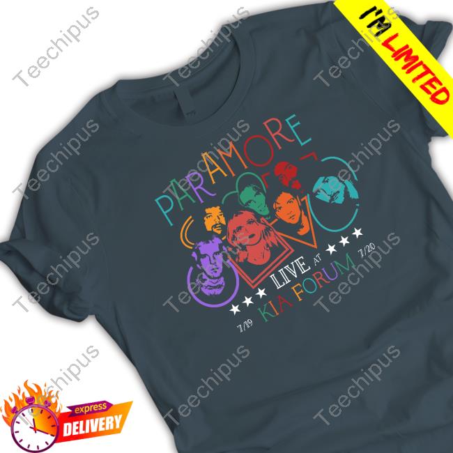 Official Paramore Live At Kia Forum New Shirt Eleanor