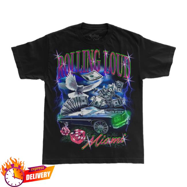Trending Rolling Loud Merch Store Rl Miami 23 Donk Bling Lineup Black Sweaters Shoprollingloud Shop