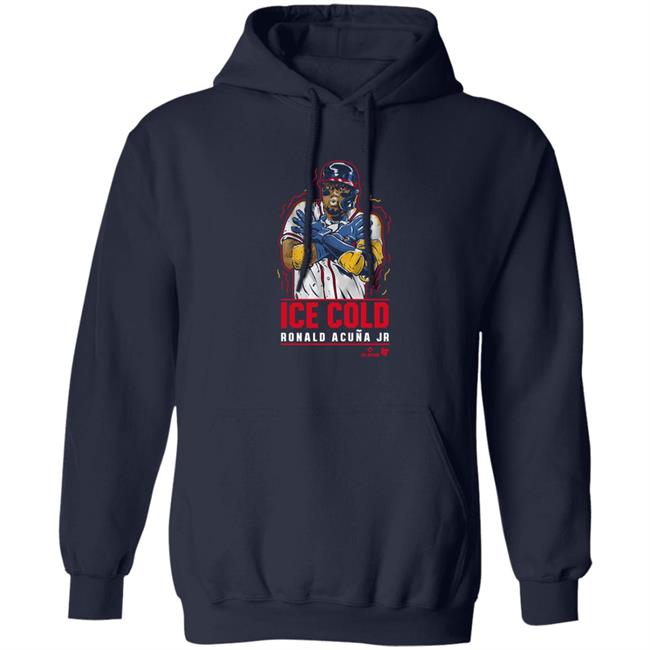 Breakingt Merch Atlanta Hawks Ronald Acuña Jr Ice Cold Trending Shirt