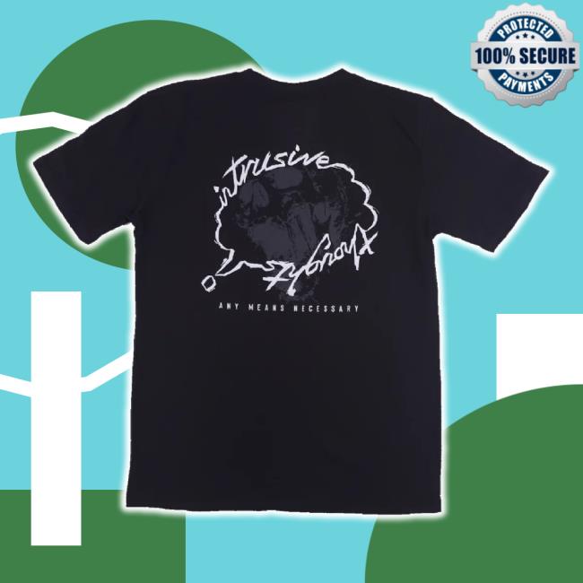 Official Intrusive Thoughts Long Sleeve T Shirt Black Any Means Necessary Shop