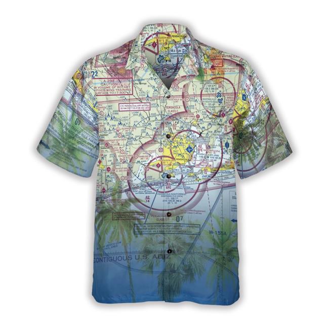 The Pensacola Palms Vfr Coconut Button Camp Tank Top