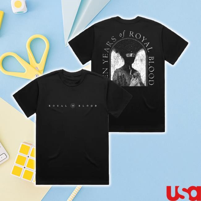 Trending 10 Years Of Royal Blood (Online Exclusive) Long Sleeve T Shirt Royal Blood Band Shop Merch Store