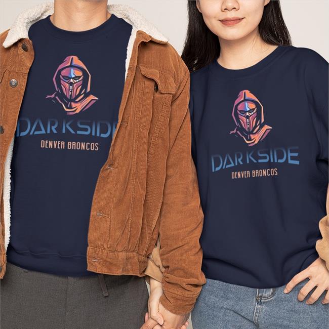 Coach Nathaniel Hackett Wearing Darkside Shirt