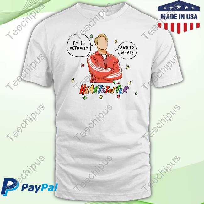 Heartstopper Nick And Charlie Im Bi Actually T-Shirt