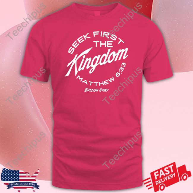 Bryson Gray Store Seek First The Kingdom Matthew Hoodie