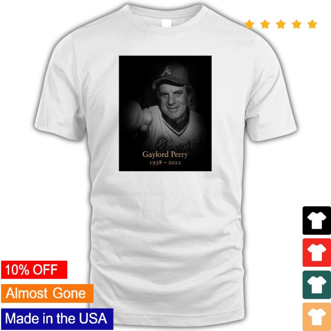 Atlanta Braves Gaylord Perry 1938-2022 Long Sleeve Shirt