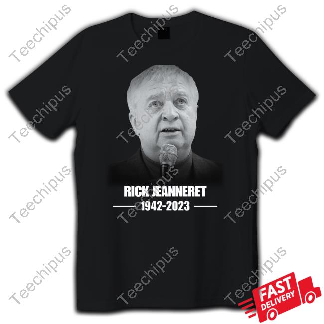 Rip Legend Rick Jeanneret 1942-2023 Tee Shirt